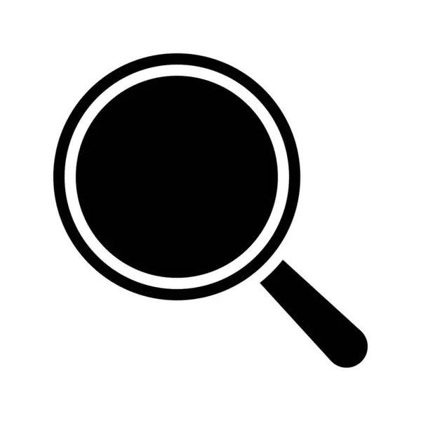 Magnifying Glass Icon Vector Illustration — Stock Vector