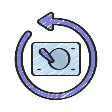 Veri Kurtarma simgesi, vektör çizimi   