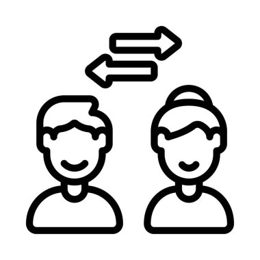 Paylaşımcı Aktarım Ağı vektör çizimi