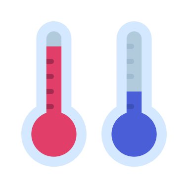 Sıcaklık web simgesi vektör illüstrasyonu