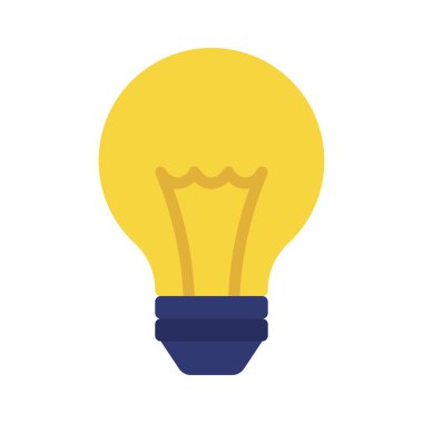 ampul simgesi, vektör illüstrasyonu