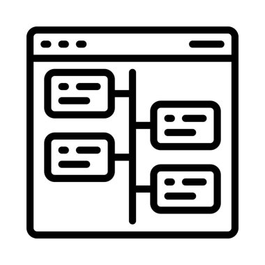 Zaman çizgisi web simgesi vektör çizelgesi çizimi                    