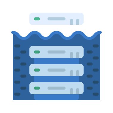 Karanlık Veri simgesi, vektör illüstrasyonu   