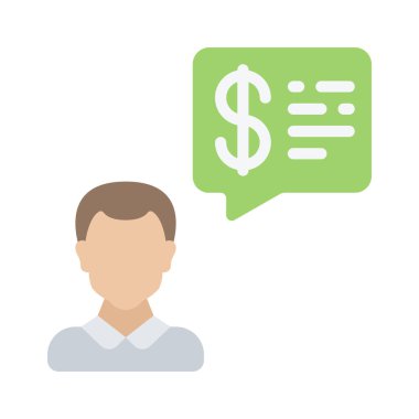 Tavsiye simgesi vektör illüstrasyon tasarımı ver