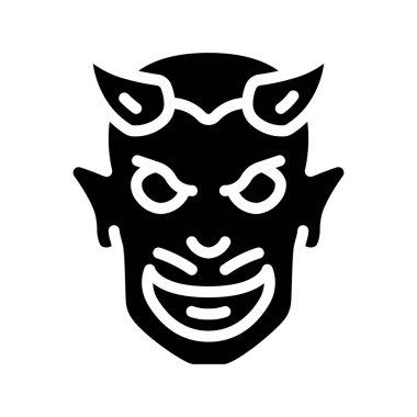 Devil Web simgesi vektör illüstrasyonu