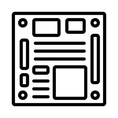 Ana kart web simgesi vektör illüstrasyonu