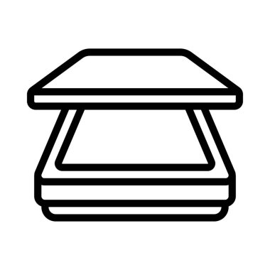 Tarayıcı düz simge, vektör illüstrasyonu 