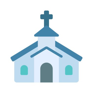 kilise simgesi vektör illüstrasyonu