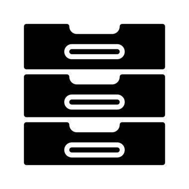 Belge simgesi arşivle, vektör illüstrasyonu basit tasarım