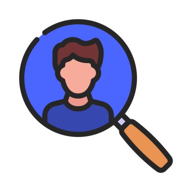 Müşteri Araştırma simgesi, vektör illüstrasyonu   