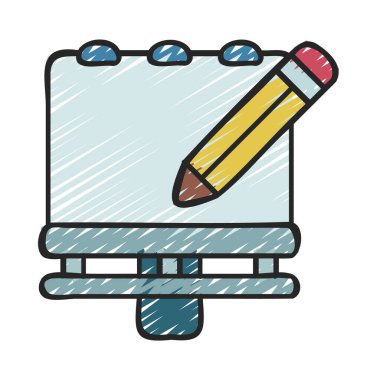 Billboard Tasarım simgesi, vektör illüstrasyonu 