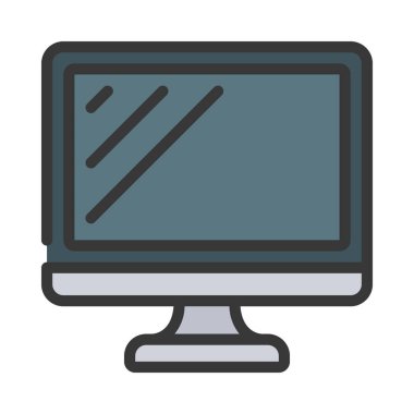 bilgisayar simgesi, vektör illüstrasyonu 