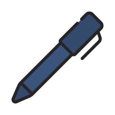 kalem simgesi, vektör illüstrasyonu basit tasarım