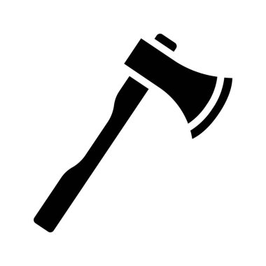 Hatchet web simgesi vektör illüstrasyonu