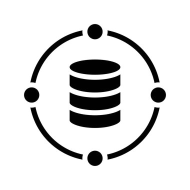 Veri Döngüsü simgesi, vektör illüstrasyonu   