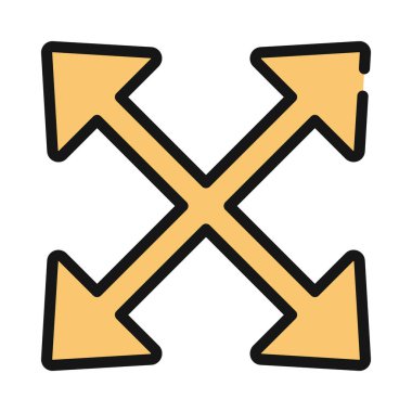 Okların simge vektör resimlerini genişlet