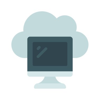 Web Ev Sahipliği ikon vektör illüstrasyon tasarımı