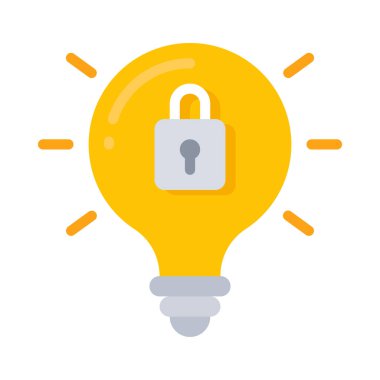 ampul simgesi vektör illüstrasyonu