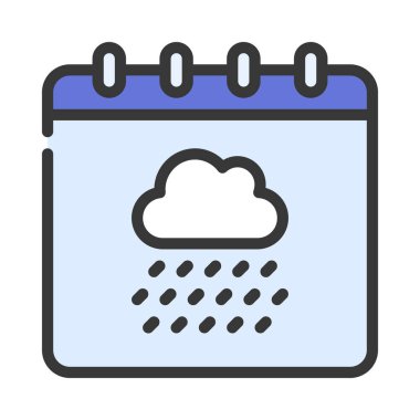 Zamanlama simgesi, vektör illüstrasyonu 