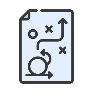 Hızlı Planlama düz simgesi, vektör illüstrasyonu 