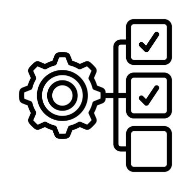Teslim edilebilir Yönetim vektör satırı simgesi 