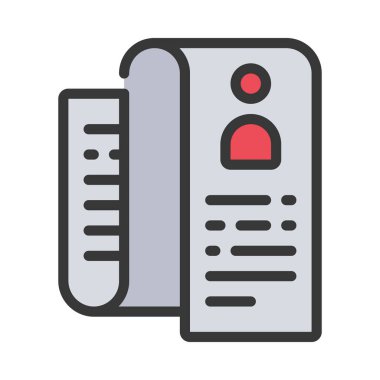 Kullanıcı Hikayeleri web simgesi vektör illüstrasyonu