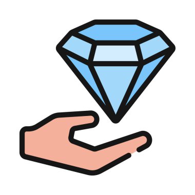 Değer simgesi vektör illüstrasyon tasarımı sağla