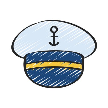 hat simgesi, vektör illüstrasyonu basit tasarım