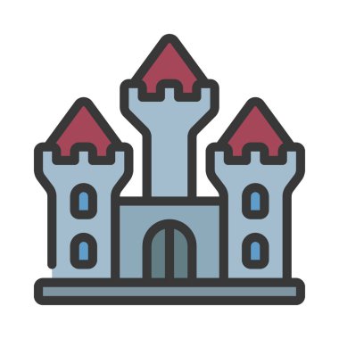 kale simgesi, vektör illüstrasyon tasarımı 