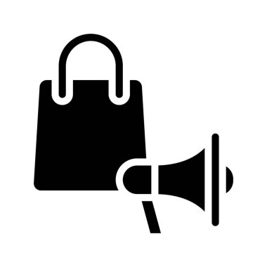 Alışveriş Adresi Web simgesi vektör illüstrasyonu