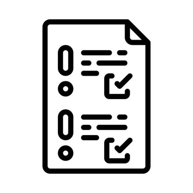 Risk Analizi simgesi, vektör illüstrasyonu basit tasarım