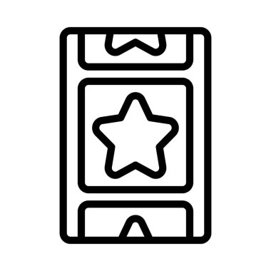 Star Walk simgesi, vektör illüstrasyonu