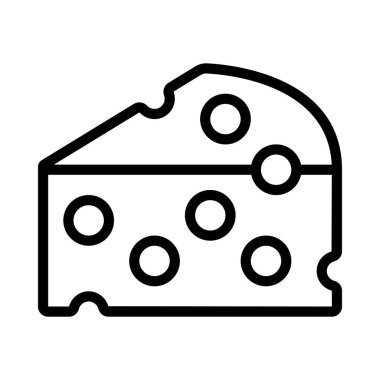 Peynir Wedge web simgesi vektör çizimi