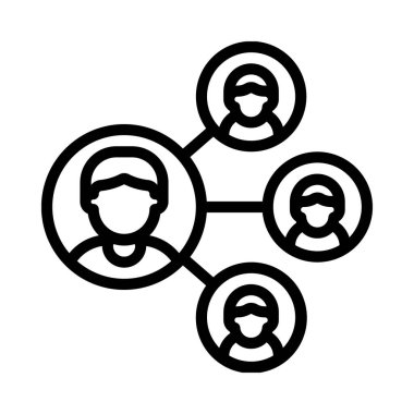 ağ simgesi, vektör illüstrasyonu basit tasarım