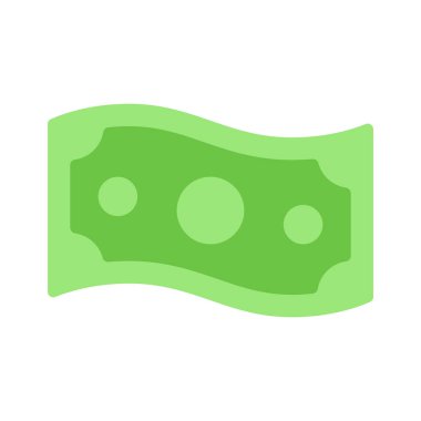 Dalgalı Para Notu vektör çizimi tasarımı