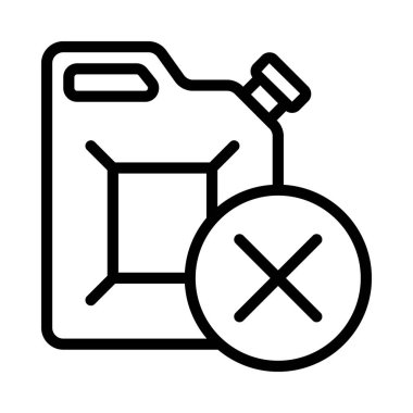 Yakıt simgesi vektör çizimi yok