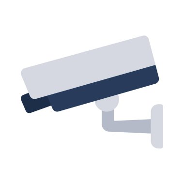 CCTV güvenlik kamerası vektör resimleme simgesi  