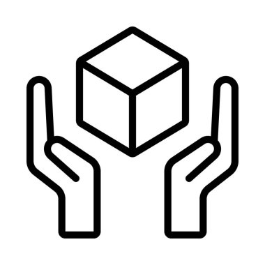 Dikkatli Web simgesi vektör illüstrasyonuyla Kullan