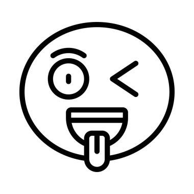 Beyaz arkaplanda duygu simgeleri izole edildi