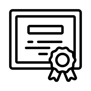 Derece Poster simgesi vektör illüstrasyon tasarımı