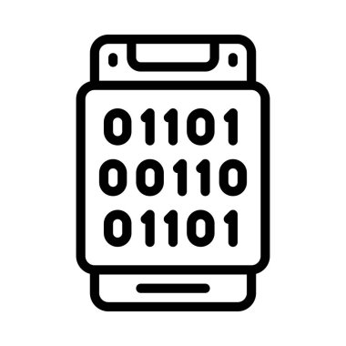 Mobil Uygulama Veri simgesi, vektör illüstrasyonu 