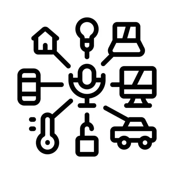 Network Icon Vector Illustration Simple Design — Stock Vector