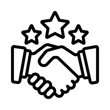 El sıkışma simgesi, vektör illüstrasyonunu gözden geçir 