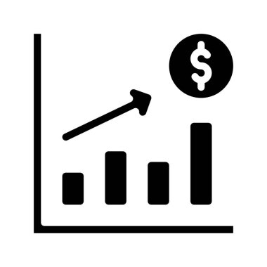 Financial Profits icon, vector illustration  