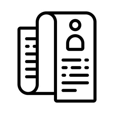 Kullanıcı Hikayeleri web simgesi vektör illüstrasyonu