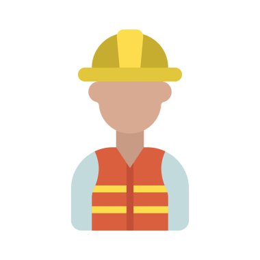 Site Yöneticisi Man simge vektör illüstrasyon tasarımı