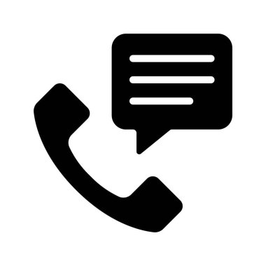 Telefon İleti Web simgesi vektör çizimi