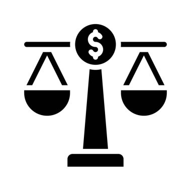 Financial Law icon, vector illustration  