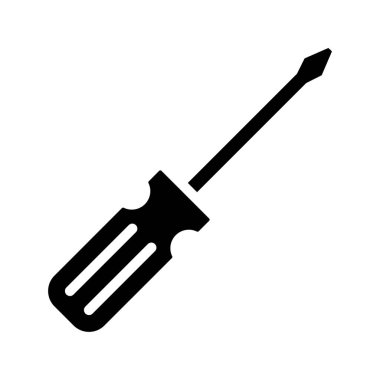 tornavida ikonu vektör çizimi 