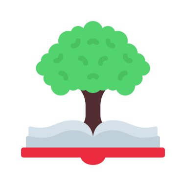 Kitap simgesi aç, vektör illüstrasyonu